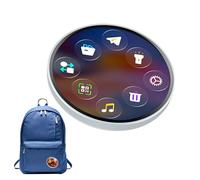 Distintivo Elettronico | Spilla Elettronica Decorativa con Display Touchscreen HD 4.7cm - Anime,Per Zaini Eventi Mostra Personale Trasferimento Immagini