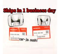 Distintivo emblema H cromato anteriore e posteriore originale HONDA 3D...