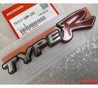 Distintivo emblema posteriore originale HONDA INTEGRA TYPE-R DC5 "TYPE-R" 757...