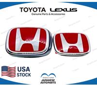 Distintivo emblema rosso "H" anteriore e posteriore Honda Original OEM INTEGR...