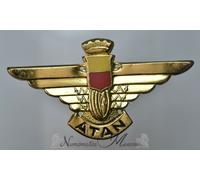 Distintivo fregio da berretto ATAN Trasporti Napoli Campania italia