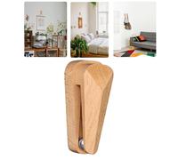 Distintivo gancio decorativo in legno per esposizione di opere d'arte e appender