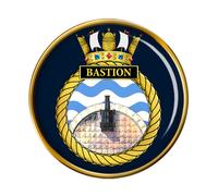 Distintivo In Smalto HMS Bastion, Marina Reale