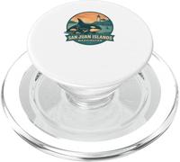 Distintivo Madre e Vitello delle Isole San Juan WA Orca PopSockets PopGrip per MagSafe