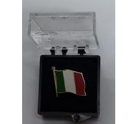 DISTINTIVO METALLO BANDIERA ITALIA SPILLA ITALIAN FLAG PINS IDEA REGALO ITALY