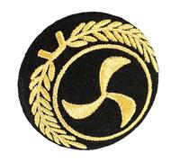 Distintivo multiuso con design ricamato, per un look professionale di volo marino marino e stili, decorazione uniforme per cappelli, Misura unica, come descritto