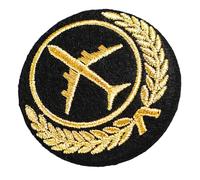 Distintivo multiuso con design ricamato, per un look professionale di volo marino marino e stili, decorazione uniforme per cappelli, Misura unica, come descritto