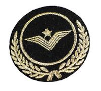 Distintivo multiuso con design ricamato, per un look professionale di volo marino marino e stili, decorazione uniforme per cappelli, Misura unica, come descritto