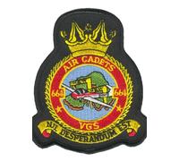 Distintivo patch Air Cadets Northern Ireland Wing 664 VGS Royal Air Force - U...