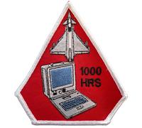 Distintivo patch ricamato 11 Squadron Typhoon 1000 Hours RAF - ULTIMI POCHI