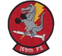 Distintivo patch ricamato 159th Fighter Squadron US Air Force - ULTIMI POCHI