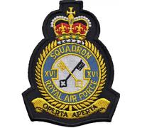 Distintivo patch ricamato 16 squadroni Royal Air Force - ULTIMI POCHI