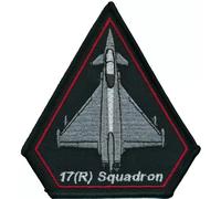 Distintivo patch ricamato 17 Squadron Typhoon Operations RAF - LICENZA MODD