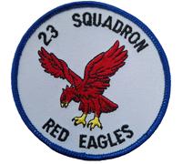 Distintivo patch ricamato 23 Squadron Red Eagles Operations RAF - LICENZA MODD