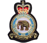 Distintivo patch ricamato 27 Squadron Royal Air Force - ULTIMI POCHI