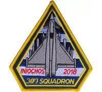Distintivo patch ricamato 3 F Squadron Exercise Iniochos Typhoon RAF -...