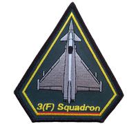 Distintivo patch ricamato 3 Fighter Squadron Typhoon Operations RAF - LICENZA...