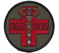 Distintivo patch ricamato 352nd Special Operations Group US Air Force - ULTIM...