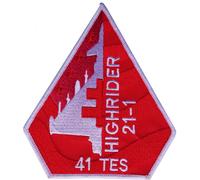 Distintivo patch ricamato 41 Squadron Exercise Highrider Typhoon RAF -...