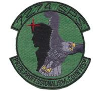 Distintivo patch ricamato 7274 Security Police Squadron US Air Force - ULTIMI...