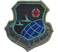 Distintivo patch ricamato Advanced Study of Air Mobility US Air Force in Europe