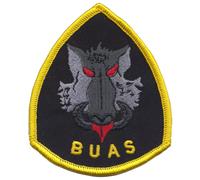 Distintivo patch ricamato BUAS Hog Air Squadron dell'Università di Birmingham...