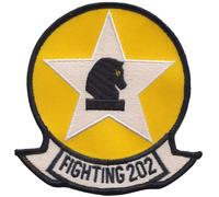 Distintivo patch ricamato Fighter Squadron 202 VF-202 US Navy