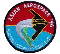 Distintivo patch ricamato Grumman B-2 Stealth Bomber Asian Aerospace 96