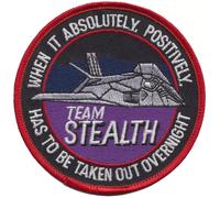 Distintivo patch ricamato Grumman B-2 Stealth Bomber Nighthawk Stealth