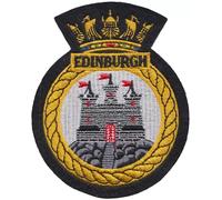 Distintivo patch ricamato HMS Cornwall Royal Navy - licenza ufficiale -...