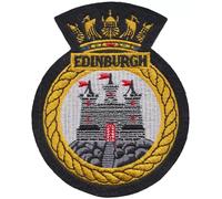 Distintivo patch ricamato HMS Cornwall Royal Navy - licenza ufficiale - ULTIM...