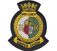 Distintivo patch ricamato HMS Queen Elizabeth Royal Navy - LICENZA MODD