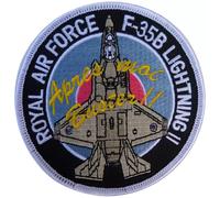 Distintivo patch ricamato Lockheed Martin F-35B Lightning II RAF - ULTIMI POCHI