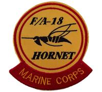 Distintivo patch ricamato McDonnell Douglas F/A-18 Hornet - ULTIMI POCHI
