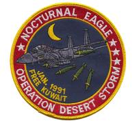 Distintivo patch ricamato Operation Desert Storm F-15E Strike Eagle -...