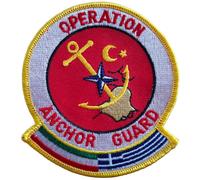 Distintivo patch ricamato Operazione Anchor Guard NATO Guerra del Golfo