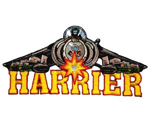 Distintivo patch ricamato RAF Harrier Jump Jet - licenza ufficiale - ULTIMI P...
