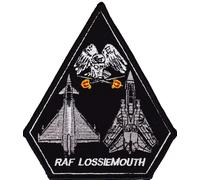 Distintivo patch ricamato RAF Lossiemouth Tornado and Typhoon - ULTIMI POCHI