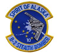 Distintivo patch ricamato Spirit of Alaska B-2 Stealth Bomber