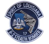 Distintivo patch ricamato Spirit of Louisiana B-2 Stealth Bomber