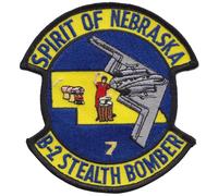 Distintivo patch ricamato Spirit of Nebraska B-2 Stealth Bomber