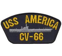 Distintivo patch ricamato US Navy USS America CV-66 Supercarrier - ULTIMI POCHI