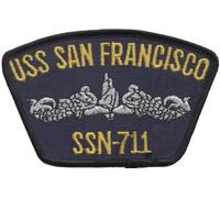 Distintivo patch ricamato US Navy USS San Francisco Nuclear Submarine - ULTIM...