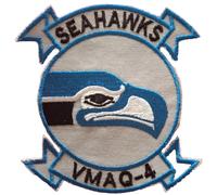 Distintivo patch ricamato VMAQ-4 Marine Tactical Electronic Warfare - ULTIMI ...