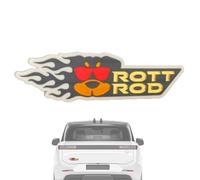 Distintivo per cane per auto, decorazione esterna con emblema | Adesivo 3D divertente in acrilico per auto, motivo: cani, decorazione esterna per camion, camper, barche