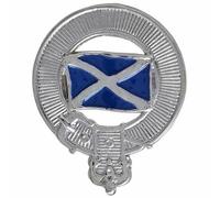 Distintivo per cappello scozzese - Spilla Glengarry in peltro artigianale con finitura argento antico, perfetta per spille da kilt, spille, copricapo Highland - Marching & Traditional Scottish Apparel