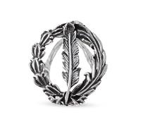 Distintivo per giornalismo professionale da 18 mm. Spilla da bavero in argento Sterling 925 massiccio.