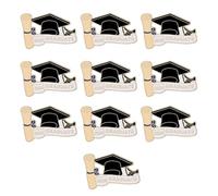 Distintivo per il conseguimento accademico 2026 laurea in lega di dottorato spilla per studenti ed educatori 25 mm versatile uso commemorativo distintivo, Misura unica, come descritto