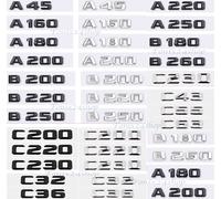 Distintivo Posteriore Mercedes Benz Classi A B C E CDI 4MATIC Scritta Emblema