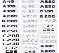 Distintivo Posteriore Mercedes Benz Classi A B C E CDI 4MATIC Scritta Emblema